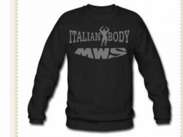 new abbigliamento  palestra italian body magliette mws
